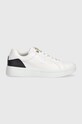 Tommy Hilfiger bőr sportcipő ELEVATED ESSENTIAL COURT SNEAKER lapos fehér FW0FW07635