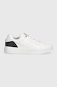 Tommy Hilfiger bőr sportcipő ELEVATED ESSENTIAL COURT SNEAKER lapos fehér FW0FW07635