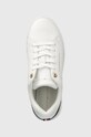 Tommy Hilfiger bőr sportcipő ELEVATED ESSENTIAL COURT SNEAKER fehér FW0FW07635