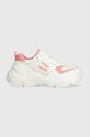 Кроссовки Tommy Jeans TJW LIGHTWEIGHT HYBRID RUNNER кожа белый EN0EN02566