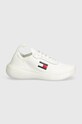 Tommy Jeans sneakers TJW KNIT RUNNER EN0EN02564 alb AW24