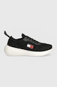 Tommy Jeans sneakersy TJW KNIT RUNNER EN0EN02564 czarny AW24