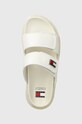 Natikači Tommy Jeans TJW PUFFED SANDAL bež EN0EN02560