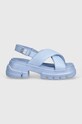 Sandály Tommy Jeans TJW CHUNKY CITY SANDAL EN0EN02525 modrá SS24