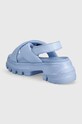 Boty Sandály Tommy Jeans TJW CHUNKY CITY SANDAL EN0EN02525 modrá