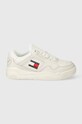 Tommy Jeans sneakers TJW NEW BASKET SNEAKER LC piele bej EN0EN02524