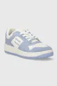 niebieski Tommy Jeans sneakersy TJW RETRO BASKET WASHED SUEDE Damski