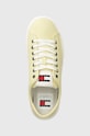 Кеды Tommy Jeans TJW FOXING FLATFORM SNEAKER жёлтый EN0EN02480