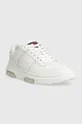 Tommy Jeans sneakers in pelle THE BROOKLYN LEATHER bianco