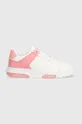 ροζ Δερμάτινα αθλητικά παπούτσια Tommy Jeans THE BROOKLYN LEATHER Γυναικεία