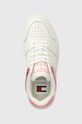 Шкіряні кросівки Tommy Jeans THE BROOKLYN LEATHER рожевий EN0EN02475