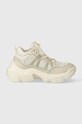 Кроссовки Tommy Jeans TJW MODULAR RUNNER кожа бежевый EN0EN02473