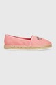 Еспадрили Tommy Jeans TJW VARSITY ESPADRILLE EN0EN02470 розов SS24