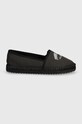 Espadrilky Tommy Jeans TJW VARSITY ESPADRILLE EN0EN02470 čierna SS24