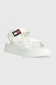 Tommy Jeans sandale TJW EVA SANDAL EN0EN02466 alb SS24