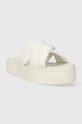 Natikače Tommy Jeans TJW LETTERING FLATFORM SANDAL EN0EN02465 bijela SS24