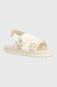 Tommy Jeans sandale TJW PREMIUM EVA SANDAL textil bej EN0EN02462