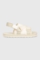 Tommy Jeans sandały TJW PREMIUM EVA SANDAL EN0EN02462 beżowy SS24