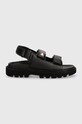 Сандалии Tommy Jeans TJW FANCY SANDAL EN0EN02461 чёрный SS24