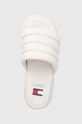 Tommy Jeans klapki TJW WEDGE SANDAL biały EN0EN02455