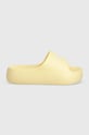 Tommy Jeans klapki TJW CHUNKY FLATFORM SLIDE EN0EN02454 żółty SS24