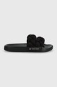 Šľapky Tommy Jeans TJW BRAIDED SLIDE EN0EN02450 čierna SS24