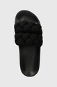 Šľapky Tommy Jeans TJW BRAIDED SLIDE čierna EN0EN02450