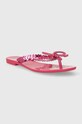 Încălțăminte Melissa slapi MELISSA HARMONIC CHROME + DISNEY M.35754.AV096 roz