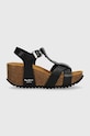 Pepe Jeans sandale PLS80007 coturn negru PLS80007