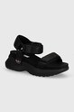 Pepe Jeans sandale PLS90653 platformă negru PLS90653