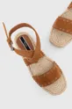 hnedá Semišové sandále Pepe Jeans PLS90657