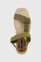 zelená Semišové sandále Pepe Jeans PLS90660
