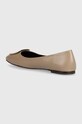 Обувки Кожени балеринки Tory Burch Georgia Ballet 154077.200 бежов
