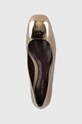 Кожени балеринки Tory Burch Georgia Ballet бежов 154077.200