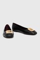 Tory Burch balerini de piele Georgia Ballet 154077.006 negru SS25