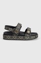 Tory Burch sandale Kira Sport Sandal 155154.430 bleumarin SS25