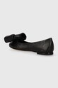 Încălțăminte AGL balerini de piele Milly Ribbon D544029PCSOFTY0000 negru