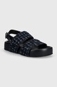 AGL sandale Jane Gofree platformă bleumarin D685008PGK7670A976