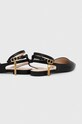 Obuwie Twinset baleriny 241TCP190.00006 czarny