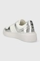 Scarpe Twinset sneakers in pelle 241TCP030.10721 argento