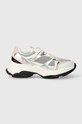 Twinset sneakers pelle fiore bianco 241TCP090.00001