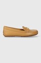 Кожени мокасини Lauren Ralph Lauren Bransbury 802852847001.101 бежов SS24