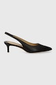 Lauren Ralph Lauren stilettos de piele Lolah 802927937001.001 negru AW25