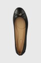 Шкіряні балетки Lauren Ralph Lauren Jayna чорний 802927941001.001