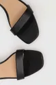 čierna Kožené sandále Lauren Ralph Lauren Logan