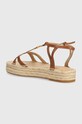 Obuća Kožne sandale Lauren Ralph Lauren Payton 802927966001.270 smeđa