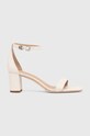 Шкіряні сандалі Lauren Ralph Lauren Logan блок бежевий 802935561001.100