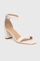 Шкіряні сандалі Lauren Ralph Lauren Logan 802935561001.100 бежевий SS24