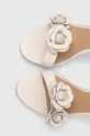 bijela Kožne sandale Lauren Ralph Lauren Allie