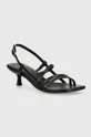 črna Usnjeni sandali Vagabond Shoemakers JONNA Ženski